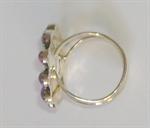 navaho ringe lilla turkis blomst 